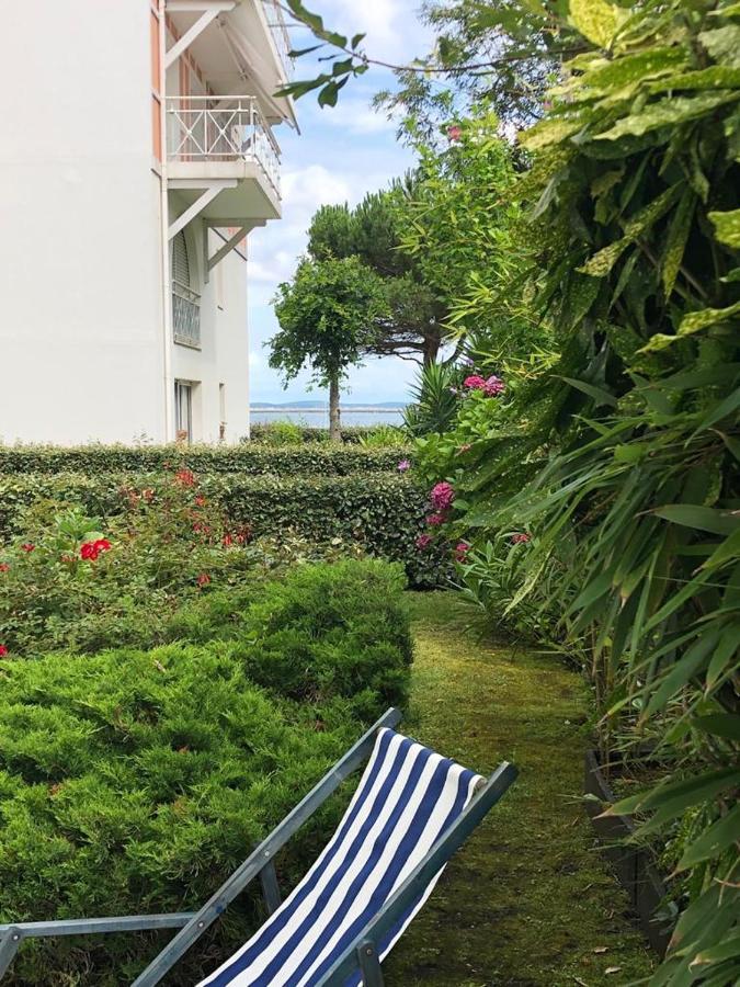 Appart Sur La Plage Pied Dans L Eau Avec Terrasse Jardin Vue Sur Le Bassin Depuis La Terrasse , Parking Arcachón Exterior foto